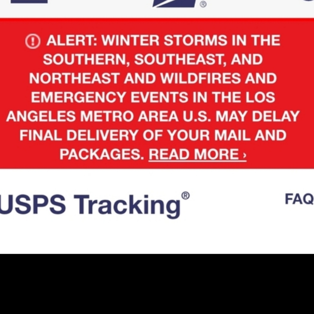 Shipping info from usps and this app